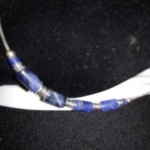 Silpada Lapis with .925 Sterling Silver Set